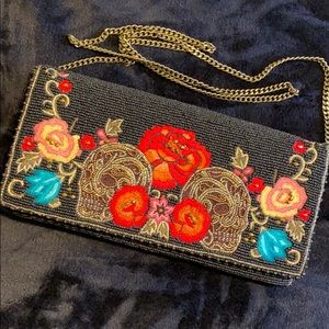 Mary Frances Skull Tattoo Clutch / Crossbody